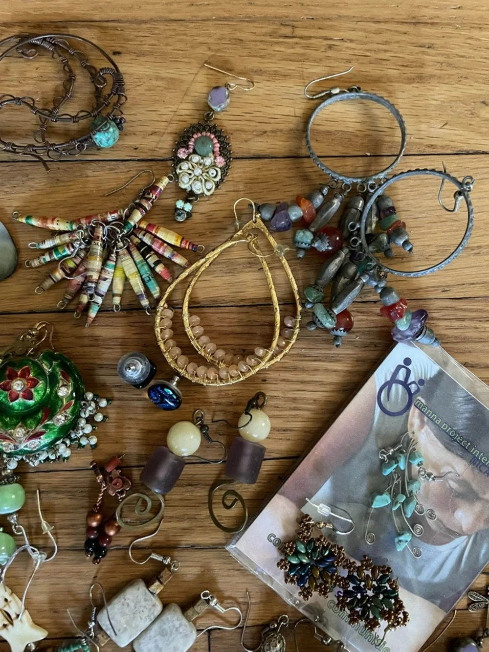 40+ Pairs of Earrings | Boho, Artisan Made - Picture 5 of 5
